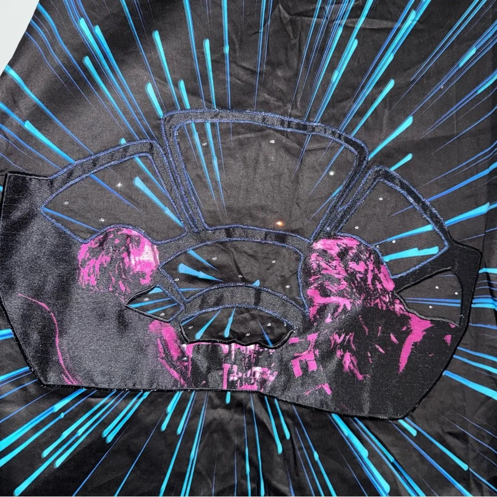 Star Wars “The Falcon”  HTF Robert Graham Black Button-Up Shirt Men’s L - Picture 10 of 11